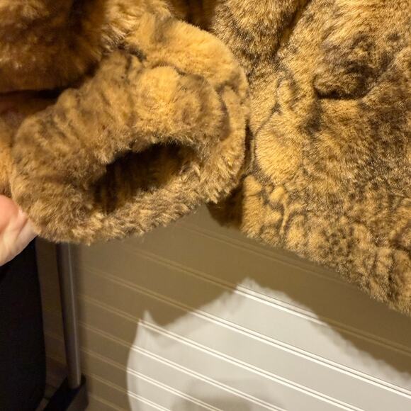 Oil & Hali Fuzzy Fleece Snake Print 1/4 Zip Pullover Size M - Picture 7 of 13